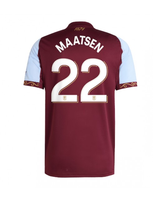 Aston Villa Ian Maatsen #22 Domaci Dres 2025-26 Kratak Rukavima Aston Villa Ian Maatsen #22 Domaci Dres 2025-26 Kratak Rukavima